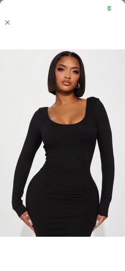 Long sleeve mini dress ! Size Medium & Large available