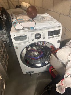 Washer and dryer.