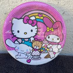 Hello Kitty And Friends Birthday Party Plates 