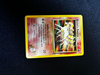 Blaine's Ponyta Pokémon Trading Card
