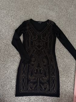 Long sleeve mini dress