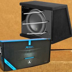 🚨 No Credito Needed 🚨 JL Audio CLS113RG-W7AE Custom Sealed 13" W7 Subwoofer 3000 Watt Amplifier Bass Package 🚨 Payment Options Available 🚨
