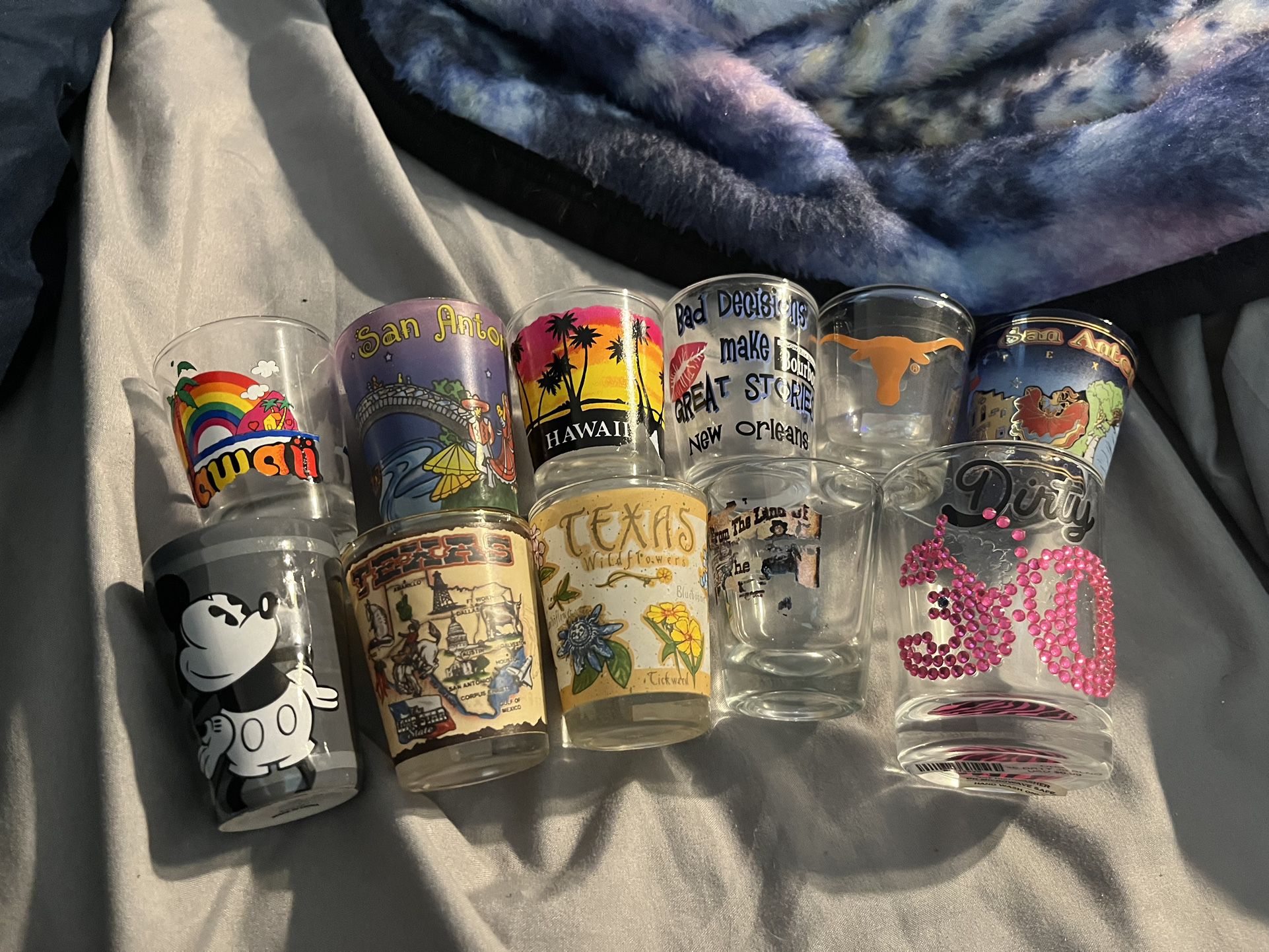 Collection Of Shot Glasses 