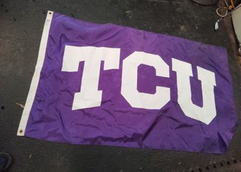 TCU Banner/Flag $15