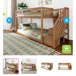 Bunk Bed. Twin Beds, Kids Beds. Bed