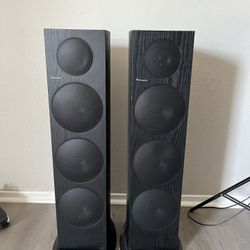 PAIR of Pioneer SP-FS51-LR 130W 6Ohm Floorstanding Speakers  Really Great speakers  Great conditions