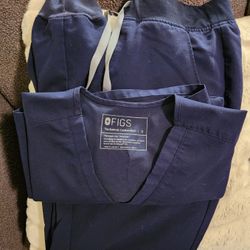 Figs Scrub Set Navy