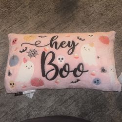 Halloween Pink Decorative Pillow