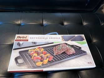 NEW Parini 20” Reversible Cast Iron Grill & Griddle