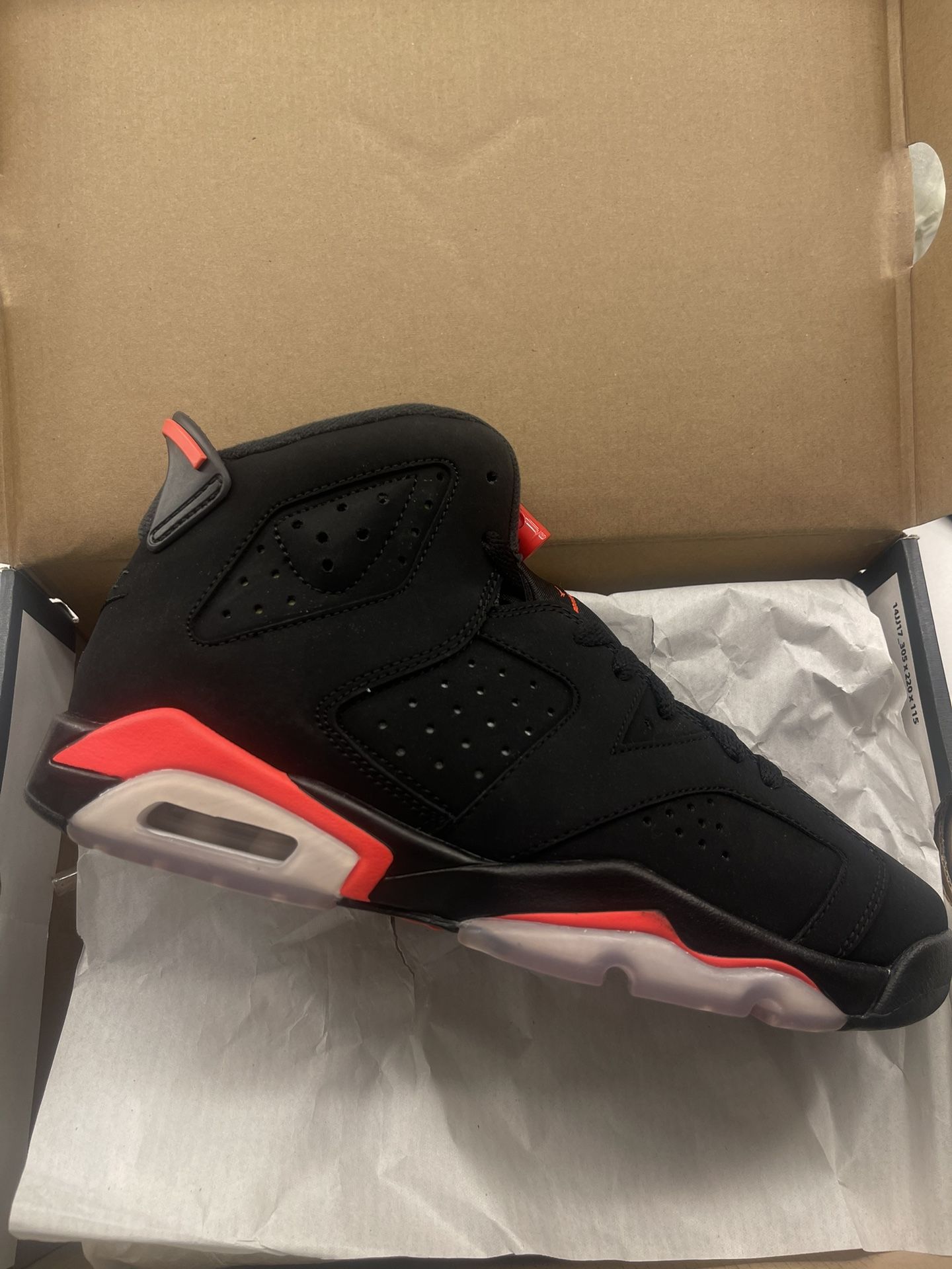 Jordan Retro 6 Black Infrared