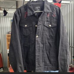 Ripped Black Jacket