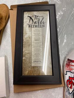 “The Dash between” framed wall art