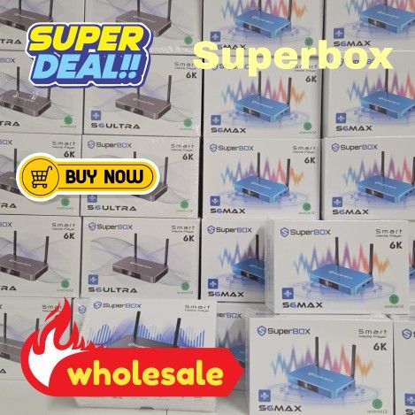 SUPERBOX S6 MAX SUPER BOX S6 TV BOX SMART SUPER BOX S6 Max Ultimate TV Solution