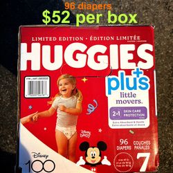 Huggies Little Movers Size 7 Plus