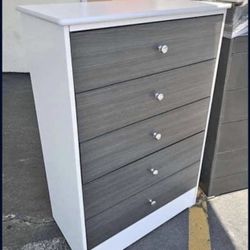 Dresser 5 Drawers Compress Wood 🪵