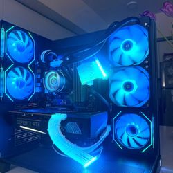 Liquid Cooling Gaming PC — i9 12900KF / RTX 3070 / 64GB DDR4 / 1TB SSD (Open-Frame Build)