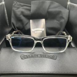 chrom hearts clear glasses 