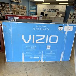 VIZIO 75inch Class 4K limited edition UHD Smart TV with Free Sony Soundbar
