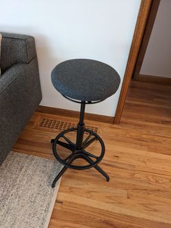 IKEA LIDKULLEN Sit/Stand Support Stool – Dark Gray – Adjustable