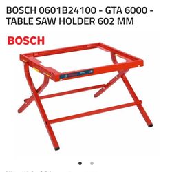 Bosch GTA 6000 Table Saw