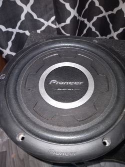 2 10inch Pioneer Ib Flat Subwoofers