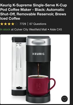 Keurig K-supreme Coffee Maker