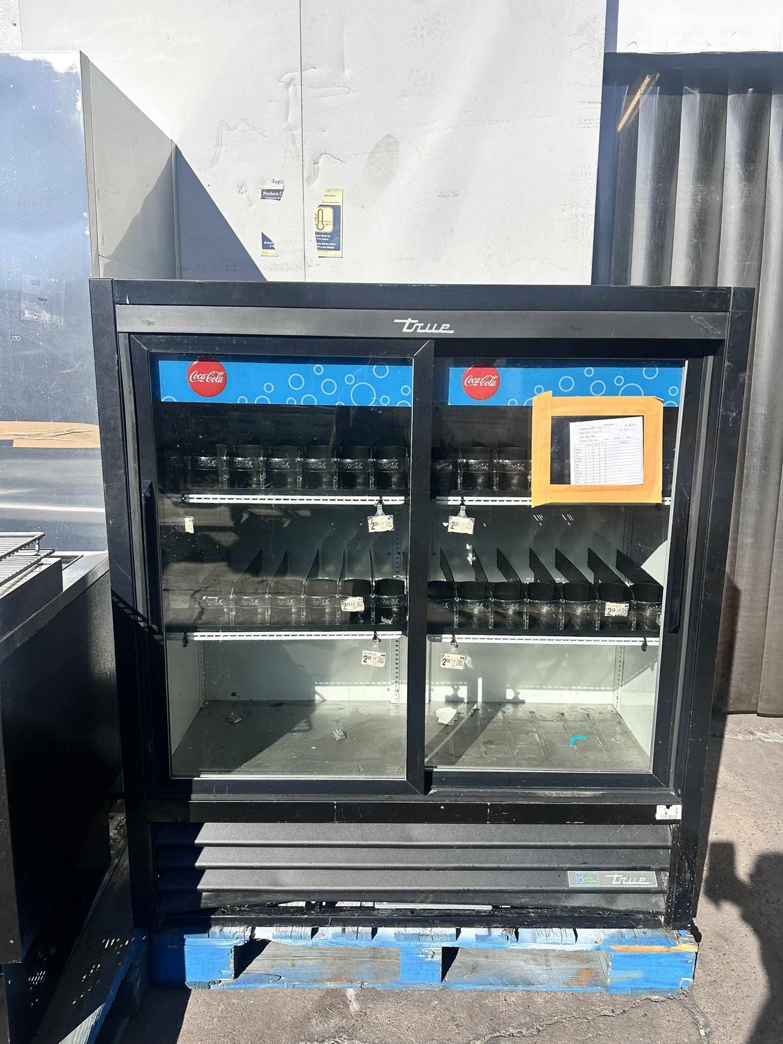 True Sliding Door Refrigerator