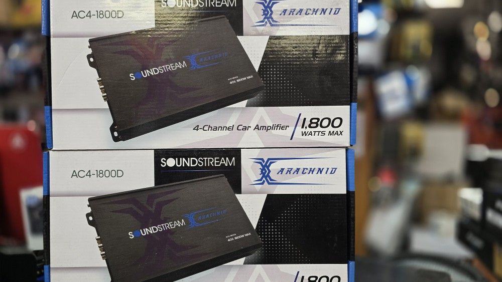 4 Channel Amplifier Soundstream 1800 Watts 