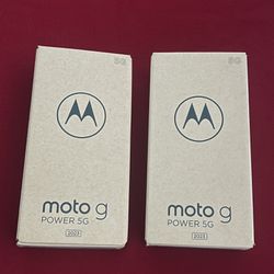 TWO  BRAND NEW Moto G Power 5G  (MetroPCS Service Only) 