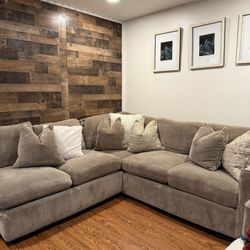 Goose Feathered Sectional 
