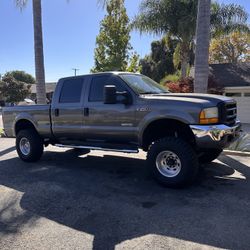 2004 Ford F250 crew cab 4 x 4 diesel 6.0–6 inch lift – mud tires brand new – many replaced parts and upgrades all and repairs. Clean title.