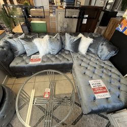 Brand New Grey Sectional Sofa