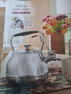 TETERA CLÁSICA DE 2.5 QT DE ACERO INOXIDABLE PRINCESS HOUSE ⚘️ ⚘️