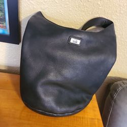 Black Leather Hobo Purse