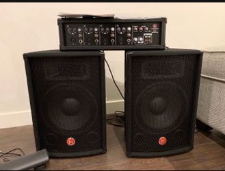 Excellent condition harbinger PA system 60w