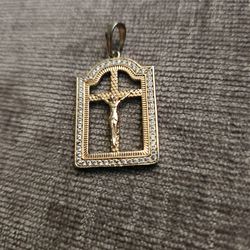 Gold  plated   crucifix