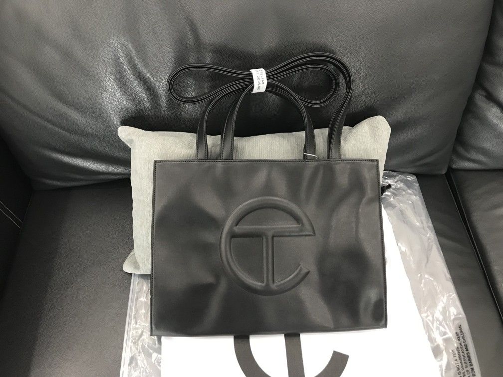 Telfar Medium Black Shopping Bag