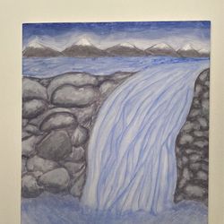 Waterfall Painting - Original Artwork