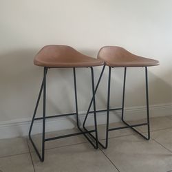 Brenner Leather Counter Stool