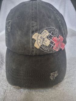 City of Amsterdam Distressed Baseball Cap