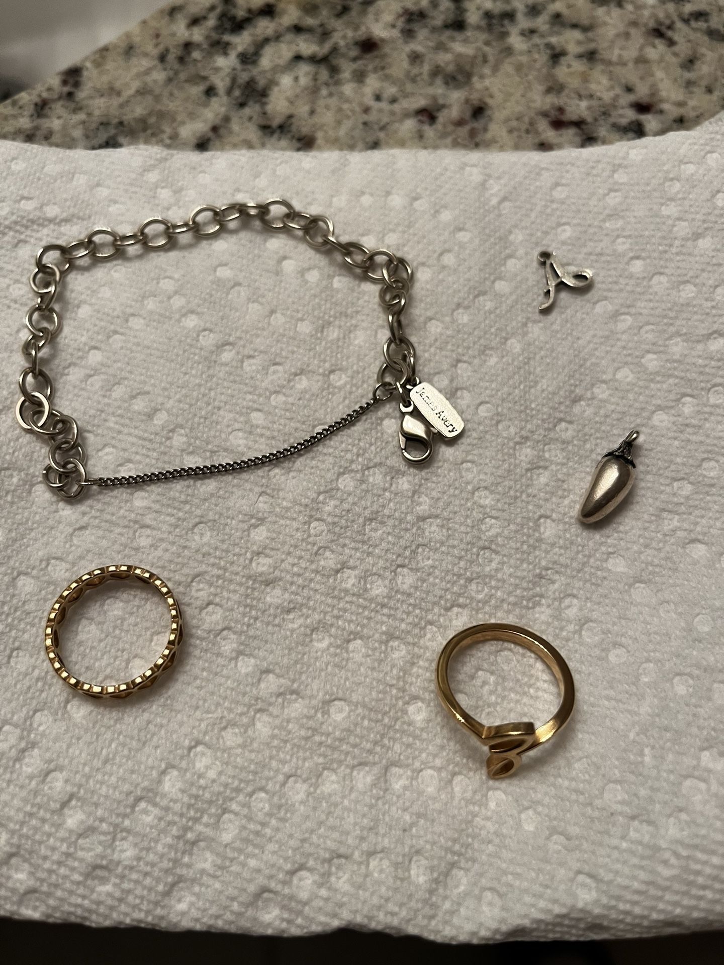 James Avery rings, bracelets, and charms