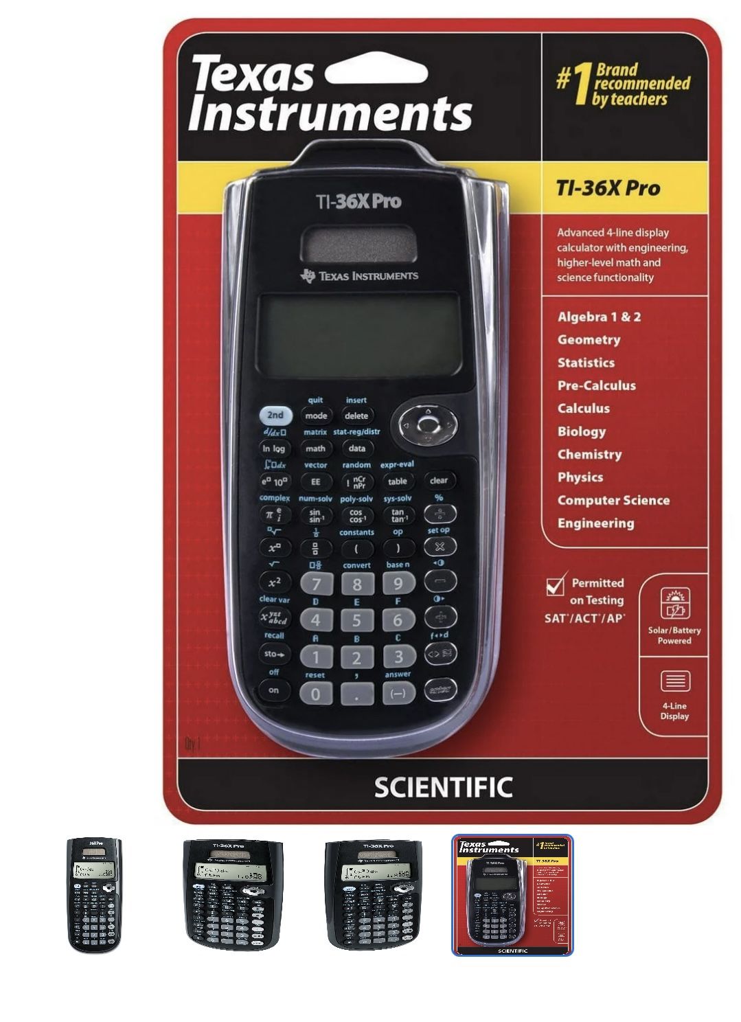 Texas Instruments TI-36X Pro Scientific Calculator