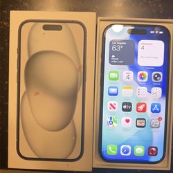Black IPhone 15 128gb