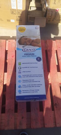 Graco Premium Foam Crib And Toddler Mattress $65