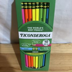 Dixon® Neon Colored Pencils, Assorted, Pack Of 10 Brand New $7 Meet Up In Irving @dfwgoods 