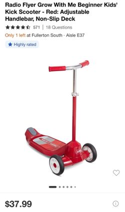 Radio Flyer - Grow With Me Beginner Scooter