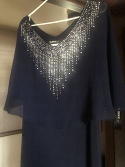 Navy blue Party Dress Size 8