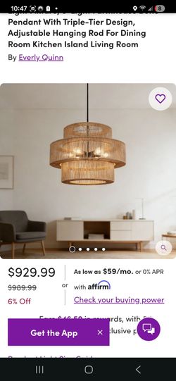 Hanging light fixture