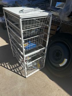 Stand with baskets