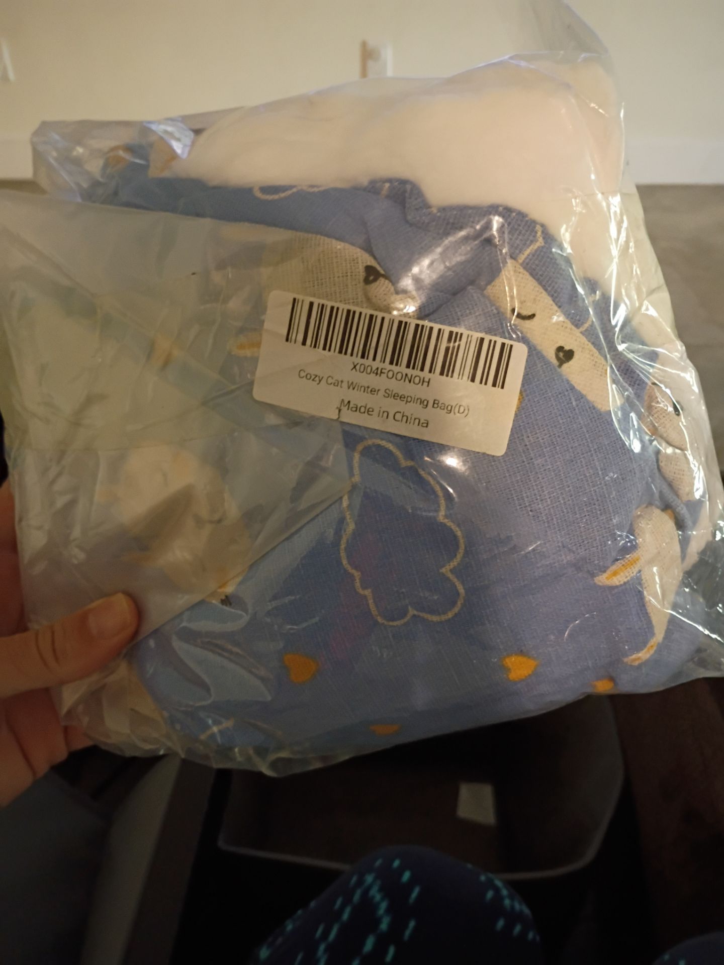 Cozy Cat sleeping bag